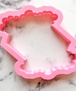 Flour Box Bakery Floral Plaque Cookie Cutter