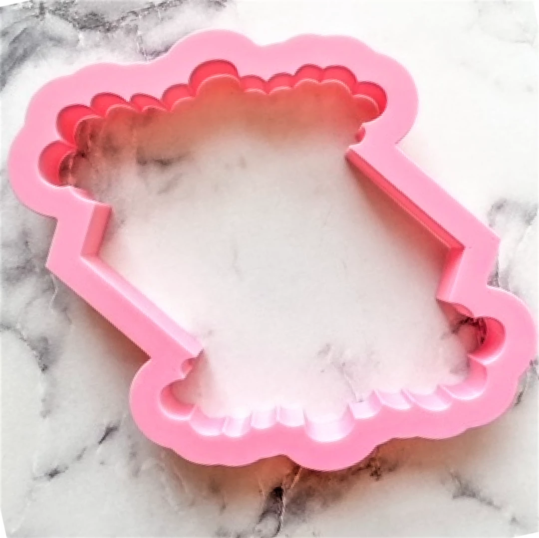 Flour Box Bakery Floral Plaque Cookie Cutter 3 Flour Box Bakery Floral Plaque Cookie Cutter