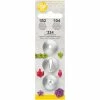 Supplies Wilton 3pc Flower Tip Set