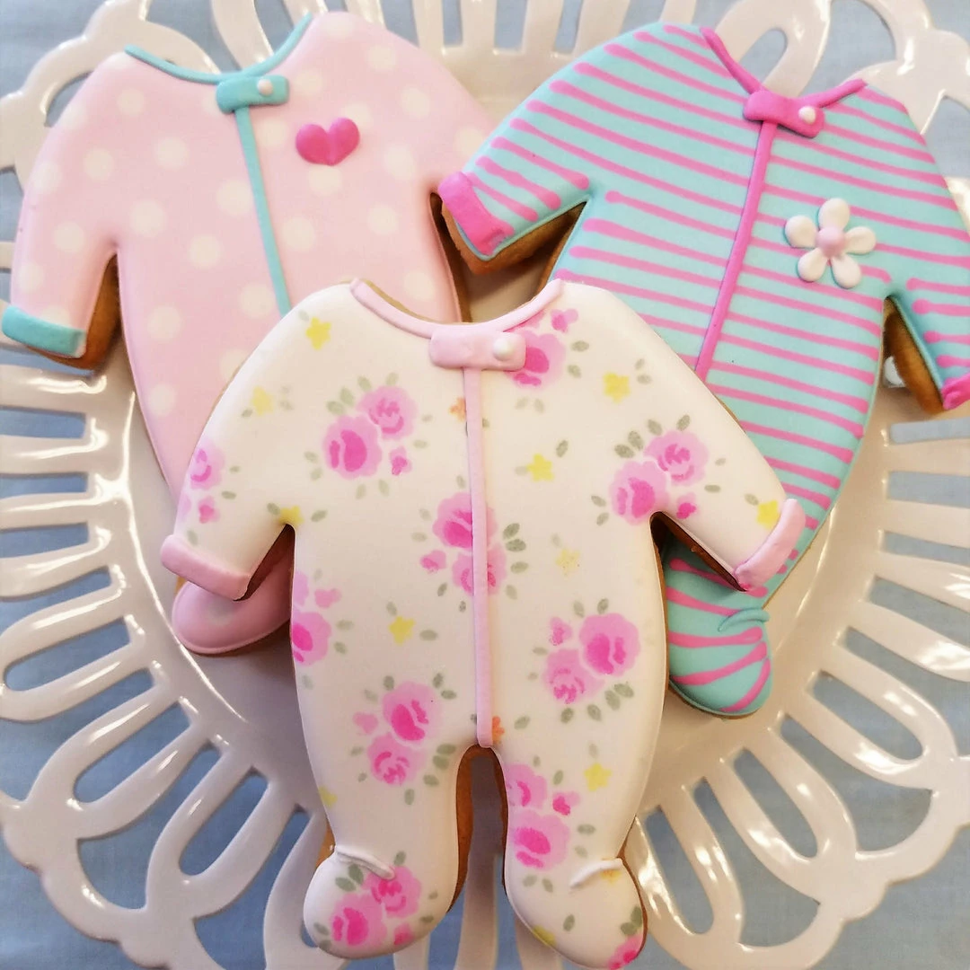Ann Clark Baby Footie Pajamas Cookie Cutter Cutters 5 Ann Clark Baby Footie Pajamas Cookie Cutter Cutters