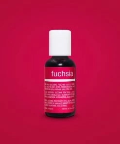 Linneas Fuchsia .70oz Chefmaster LIQUA-GEL Supplies