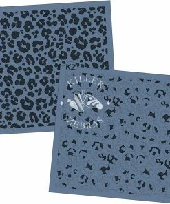 Killer Zebras Fuzzy Leopard 2pc KZ Stencil