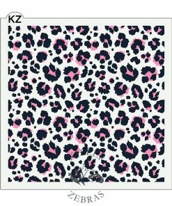 Killer Zebras Fuzzy Leopard 2pc KZ Stencil