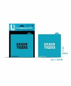 Cookie Countess Louisiana State GEAUX TIGERS College Stencil Stencils