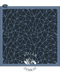 Killer Zebras Stencils Gem Facets KZ Stencil