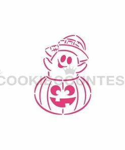 Cookie Countess Ghost In Pumpkin PYO/by Zee Will Draw Stencils