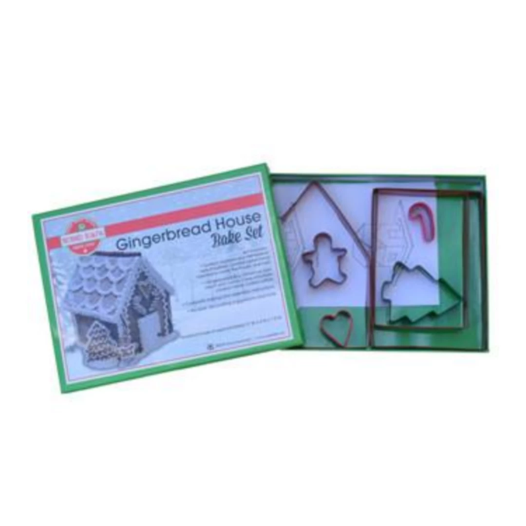 R&M International Gingerbread House Cookie Cutter Set (R&M) Cutters 3 R&M International Gingerbread House Cookie Cutter Set (R&M) Cutters
