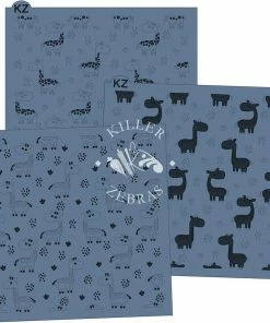Killer Zebras Stencils Giraffes 3pc KZ Stencil