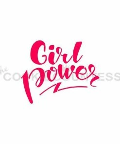 Cookie Countess Girl Power Stencil