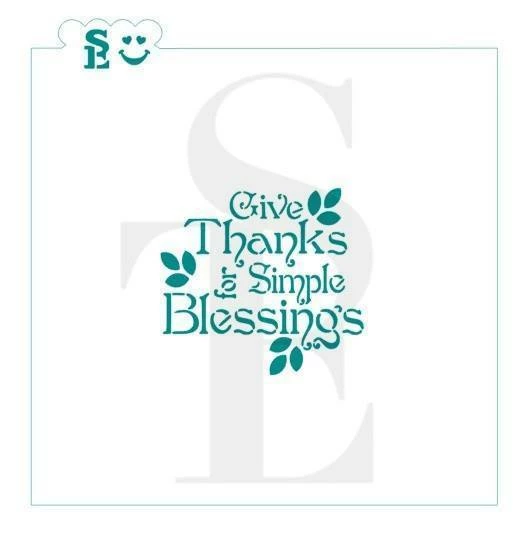 Stencil Expression Give Thanks For Simple Blessings SE Stencil Stencils 3 Stencil Expression Give Thanks For Simple Blessings SE Stencil Stencils