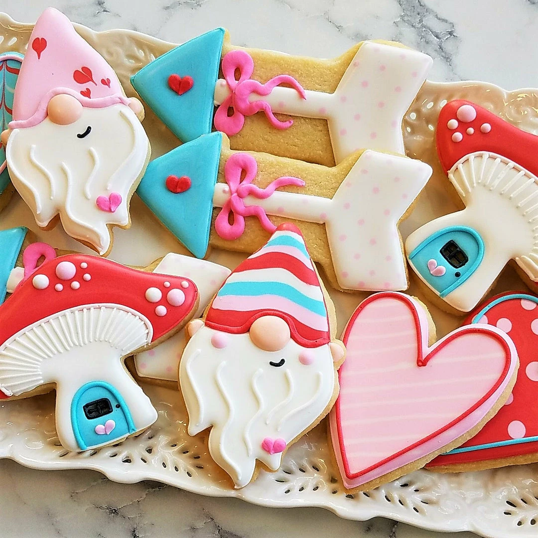 OTBP Cutters Gnome Valentine Cookie Cutter Bundle 3 OTBP Cutters Gnome Valentine Cookie Cutter Bundle