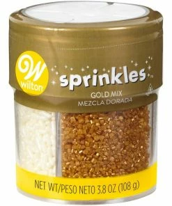 Wilton Supplies Gold Pearlized Sprinkle Assortment