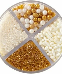 Wilton Supplies Gold Pearlized Sprinkle Assortment