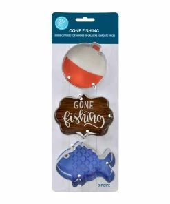 R&M International Cutters Gone Fishing 3pc Cookie Cutter Set