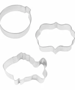 R&M International Cutters Gone Fishing 3pc Cookie Cutter Set