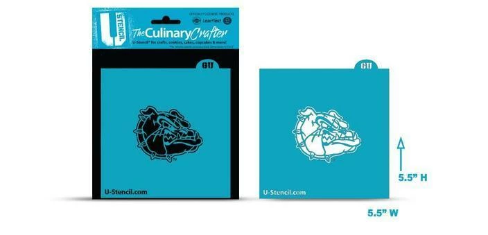 Cookie Countess Gonzaga University Bulldog College Stencil Stencils 3 Cookie Countess Gonzaga University Bulldog College Stencil Stencils