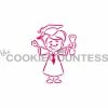 Cookie Countess Graduate Boy PYO Stencil