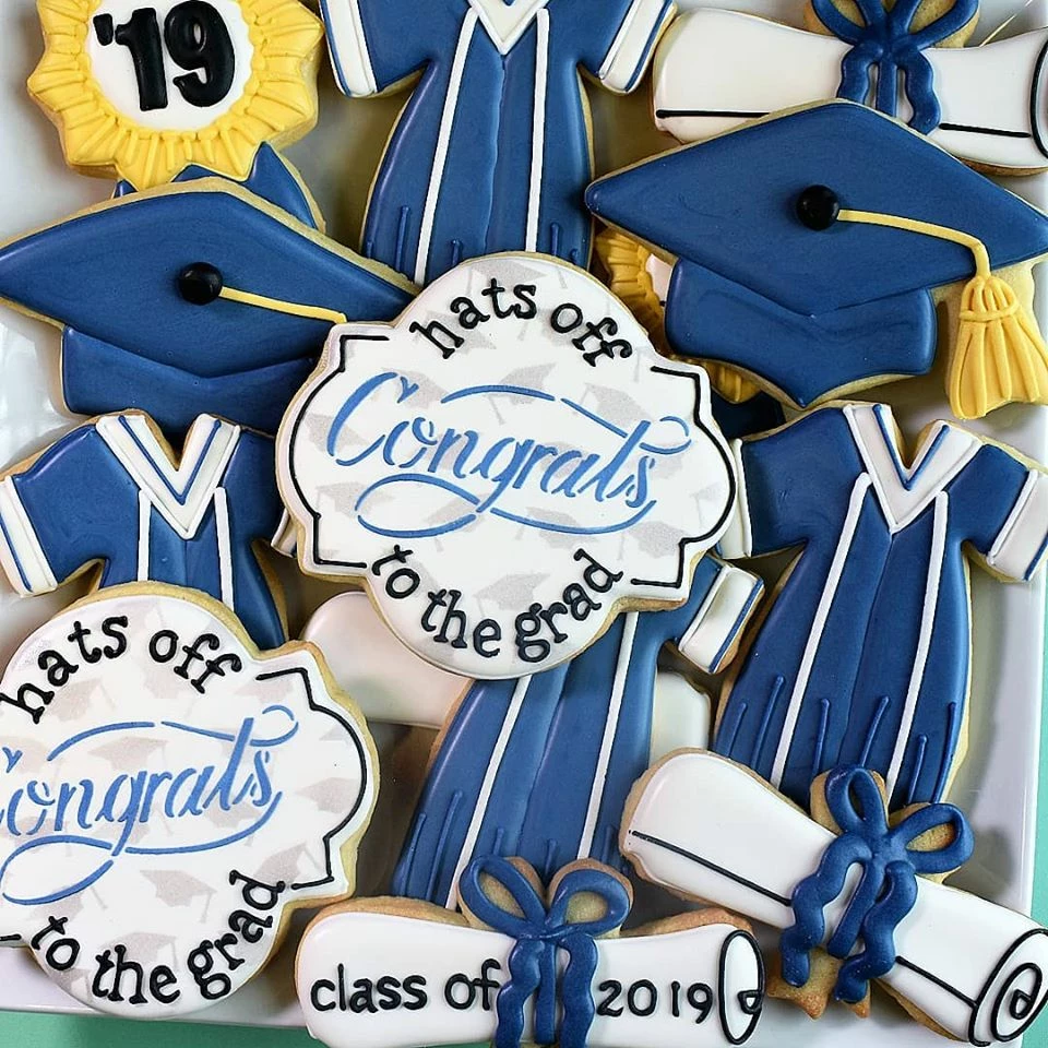 Ann Clark Graduation Gown AC Cookie Cutter 4 Ann Clark Graduation Gown AC Cookie Cutter