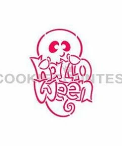 Cookie Countess Ghost Holding Halloween DWC/PYO Stencil Stencils