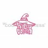 Cookie Countess Stencils Halloween With Witch Hat DWC/PYO Stencil 1 Cookie Countess Stencils Halloween With Witch Hat DWC/PYO Stencil