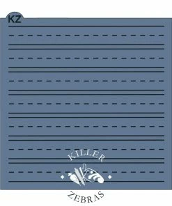 Killer Zebras Stencils Handwriting Paper KZ Stencil