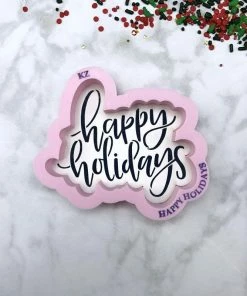 Killer Zebras Happy Holidays KZ Cookie Cutter And Stencil SET