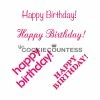 Cookie Countess Happy Birthday Phrases Stencil Stencils