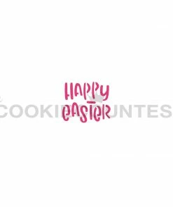 Cookie Countess Happy Easter Mini Stencil