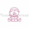Cookie Countess Happy Elf PYO/by Zee Will Draw Stencils