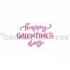 Cookie Countess Stencils Happy Galentine's Day Stencil 1 Cookie Countess Stencils Happy Galentine's Day Stencil