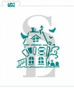Stencil Expressions Haunted House PYO SE Stencil Stencils