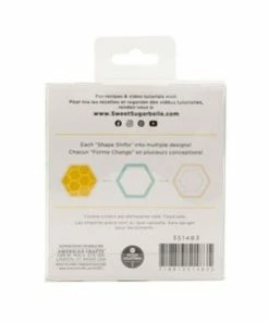 American Crafts Hexagon Nested Cookie Cutter Sugarbelle Set Cutters