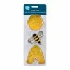 R&M International Honey Bee 3pc Cookie Cutter Set
