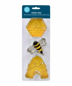 R&M International Honey Bee 3pc Cookie Cutter Set
