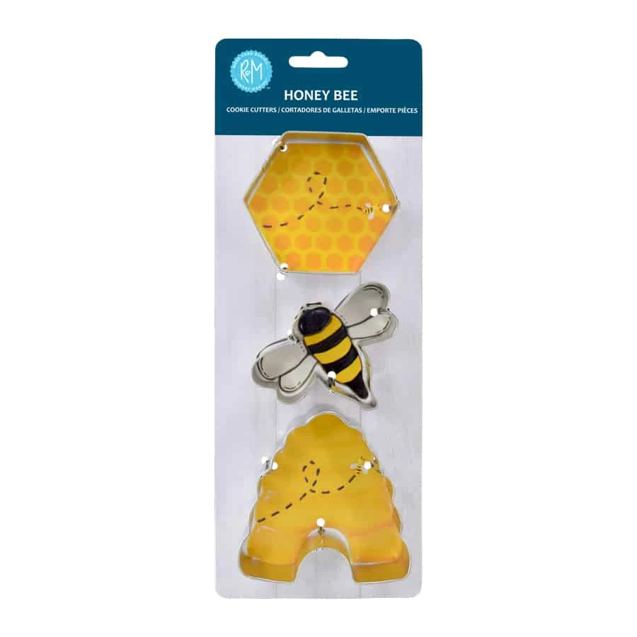 R&M International Honey Bee 3pc Cookie Cutter Set 3 R&M International Honey Bee 3pc Cookie Cutter Set