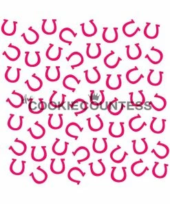 Cookie Countess Horseshoes Stencil Stencils