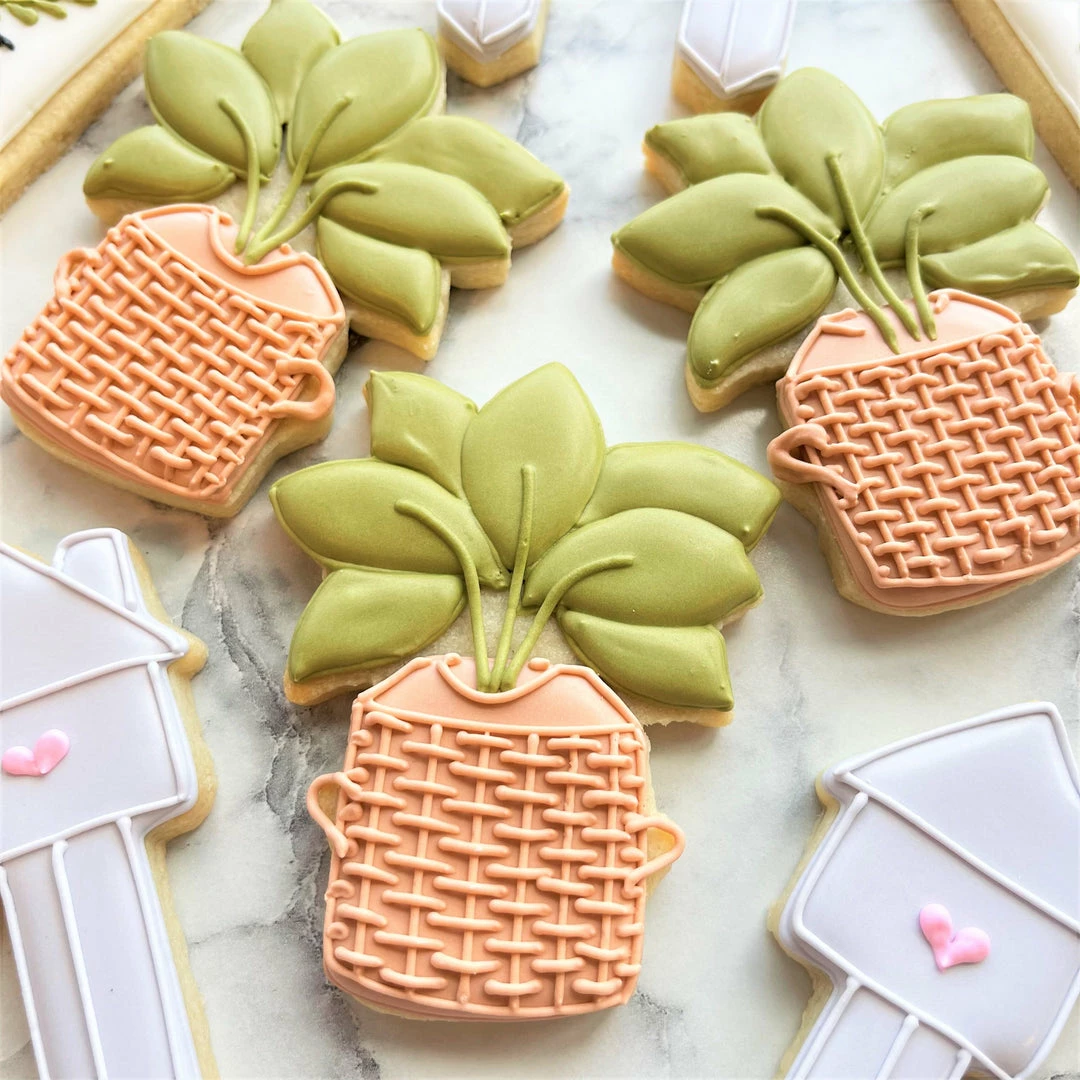 Flour Box Bakery Cutters House Plant Cookie Cutter 4 Flour Box Bakery Cutters House Plant Cookie Cutter