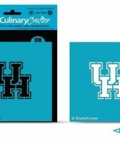 Cookie Countess University Of Houston UH College Stencil Stencils