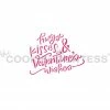 Cookie Countess Stencils Hugs Kisses & Valentine's Wishes Stencil