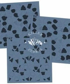 Killer Zebras Stencils Ice Cream 3pc KZ Stencil 6 Killer Zebras Stencils Ice Cream 3pc KZ Stencil