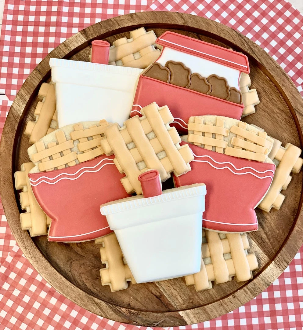 Flour Box Bakery Cutters Soda Cup With Straw Cookie Cutter 4 Flour Box Bakery Cutters Soda Cup With Straw Cookie Cutter