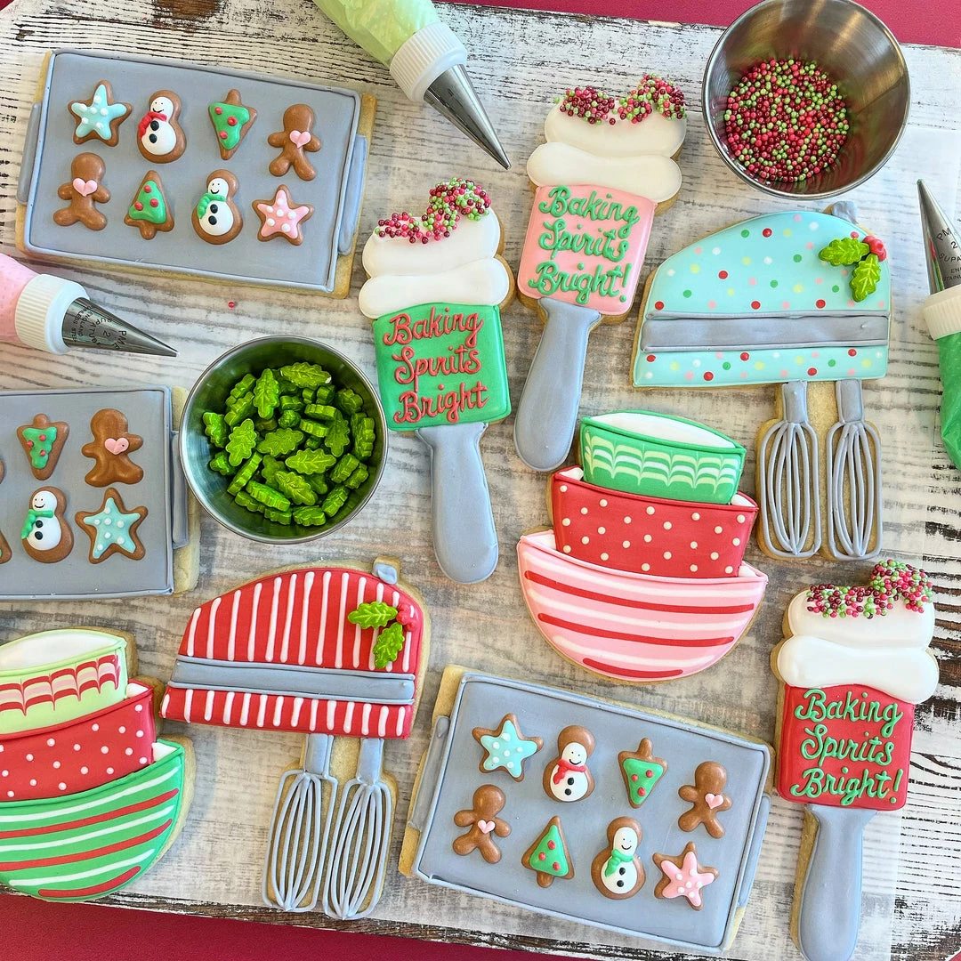 Flour Box Bakery Spatula Cookie Cutter Cutters 7 Flour Box Bakery Spatula Cookie Cutter Cutters