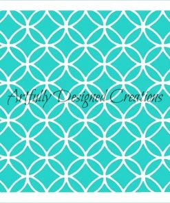 Bee Baked Art Stencils Interlocking Circle ADC Stencil