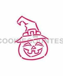 Cookie Countess Jack-O-Lantern Witch DWC/PYO Stencil Stencils