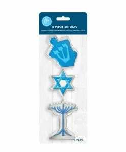 R&M International Jewish Holiday 3pc Cookie Cutter Set Cutters