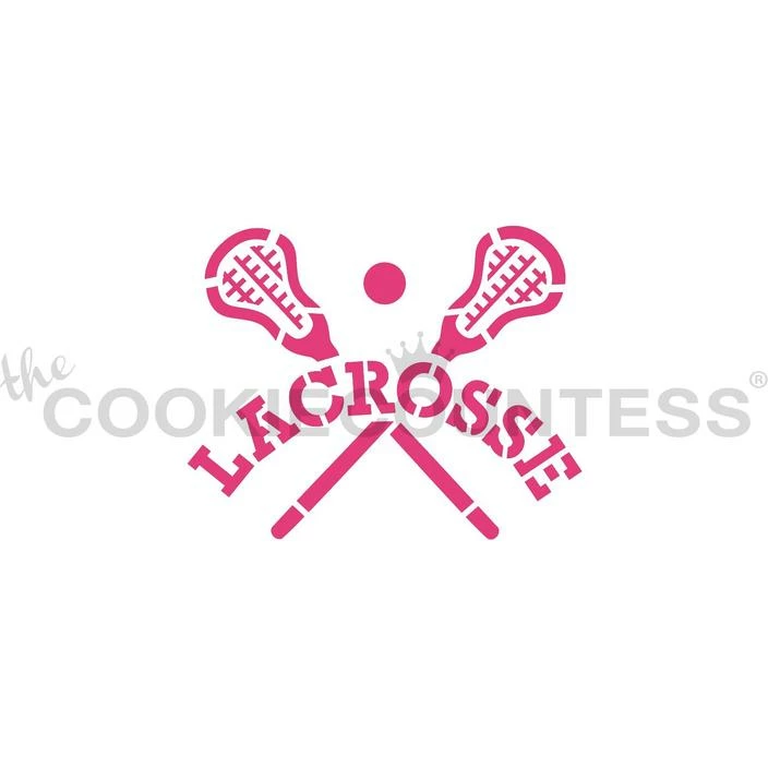 Cookie Countess Lacrosse Stencil 3 Cookie Countess Lacrosse Stencil