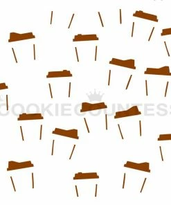 Cookie Countess Latte Cups 3pc Stencil Stencils 8 Cookie Countess Latte Cups 3pc Stencil Stencils
