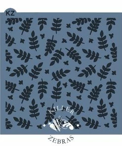 Killer Zebras Leaf Pile KZ Stencil Stencils