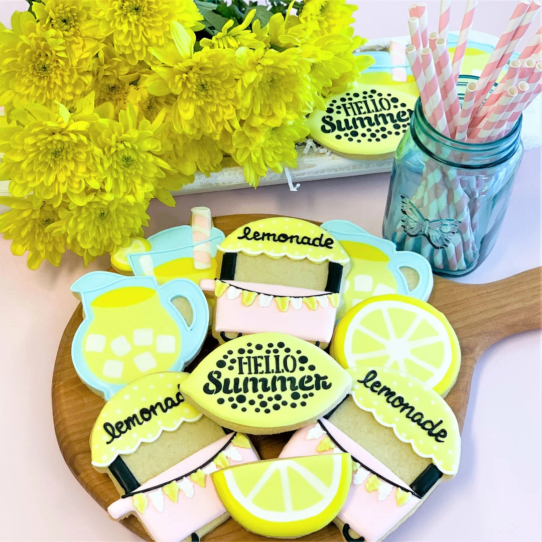 OTBP Lemonade Pitcher Cookie Cutter Cutters 6 OTBP Lemonade Pitcher Cookie Cutter Cutters