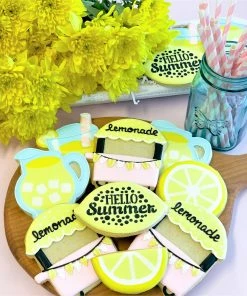 Ann Clark Cutters Lemonade Glass With Straw Cookie Cutter